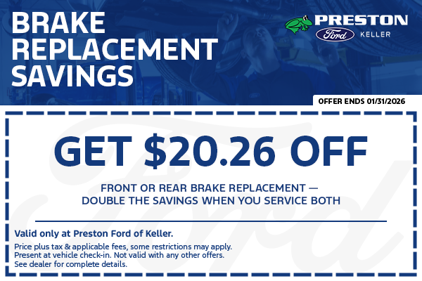Brake Replacement Savings