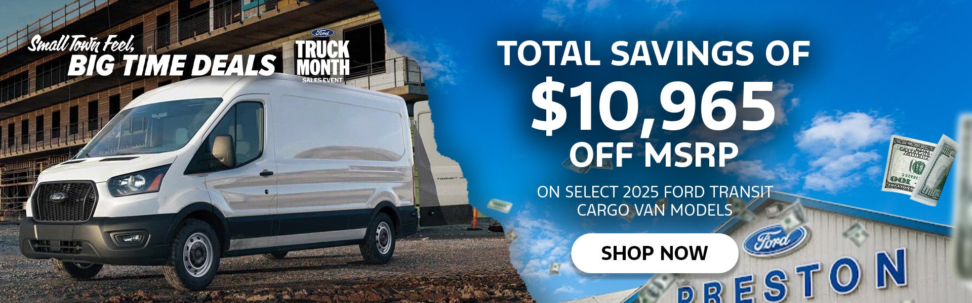 $10,965 off MSRP 2025 Ford Transit LR XL Cargo