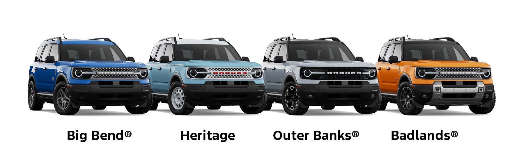 2026 Ford Bronco Sport Trim Levels