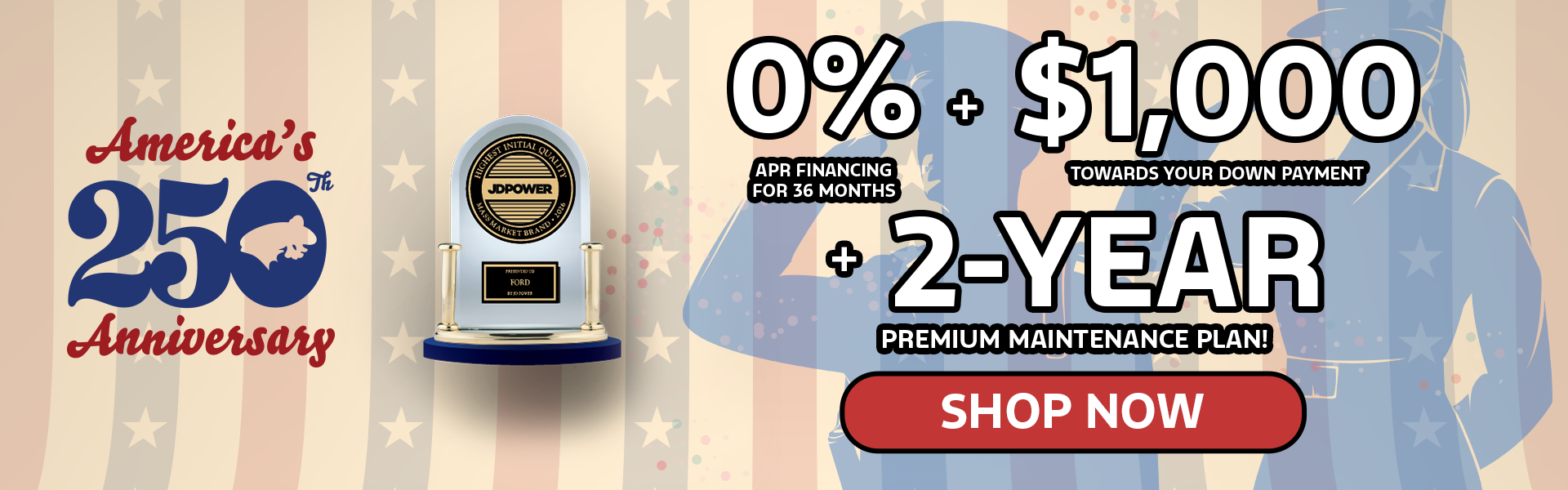 Get 0% APR for 36 Mo + $1,000 Towards Your Down Payment!